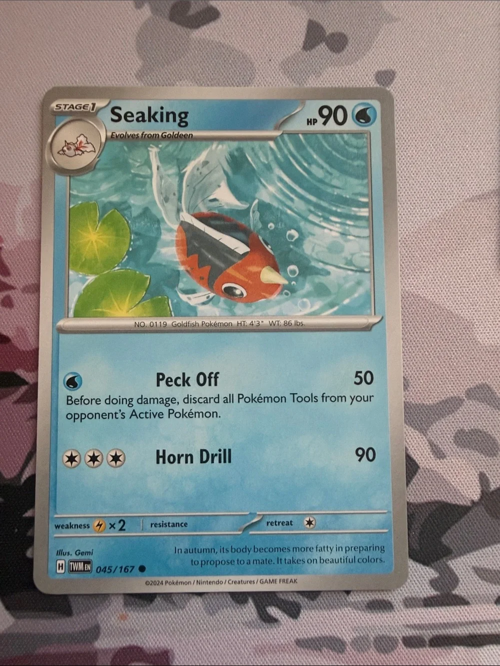 Goldeen & Seaking Evolution Collection Lot | 3 Pokémon Cards | ✨5/$25✨